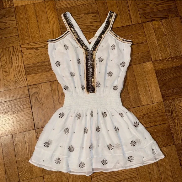 Ramy Brook Embellished Sleeveless Mini Dress - Picture 5 of 5